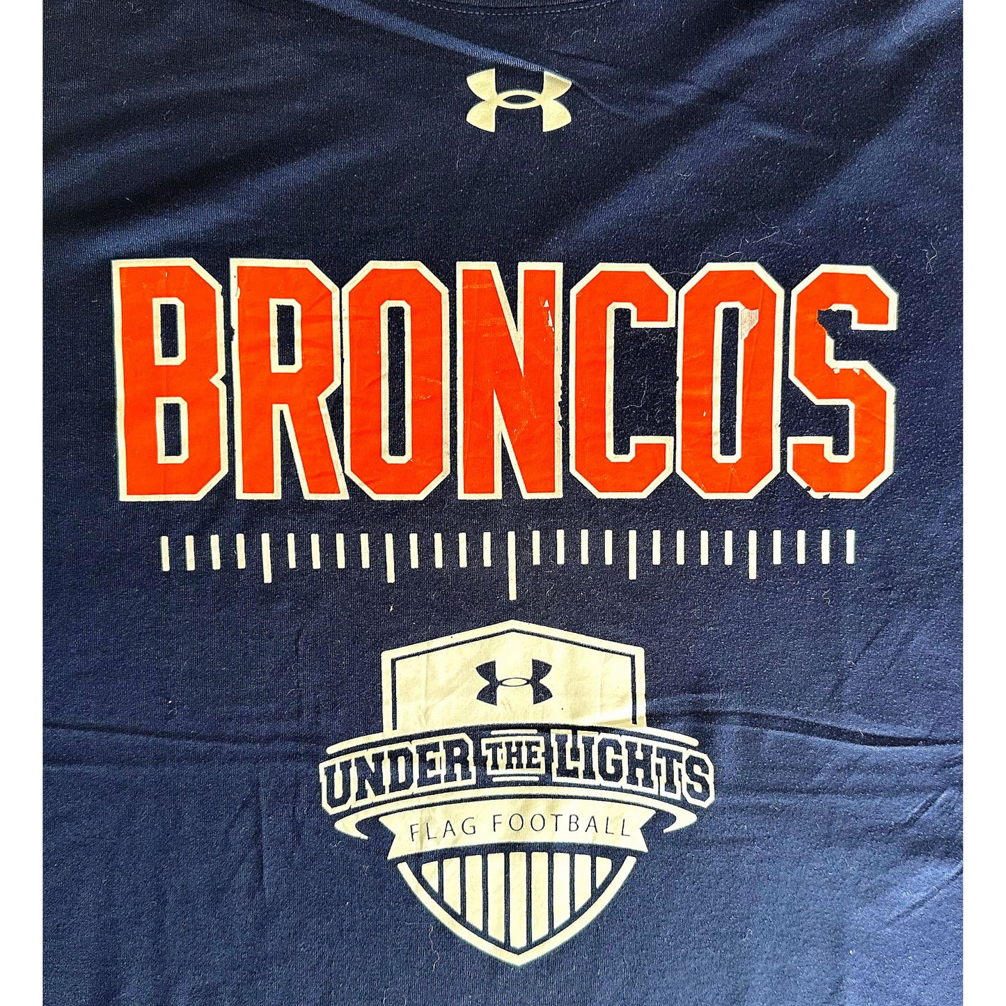 UNDER ARMOUR BRONCOS SIZE-M PREMIUM DRY-FIT