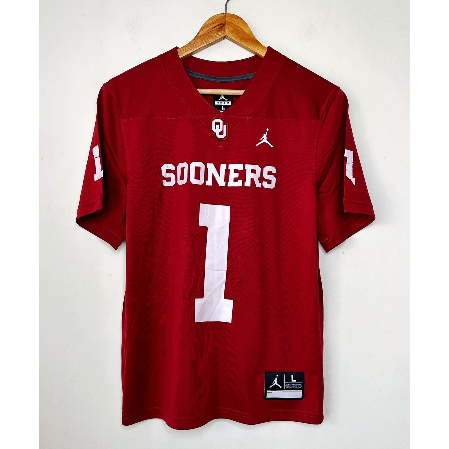 JORDAN SOONERS PITKIN NO 1 SIZE-M NFL JERSEYS