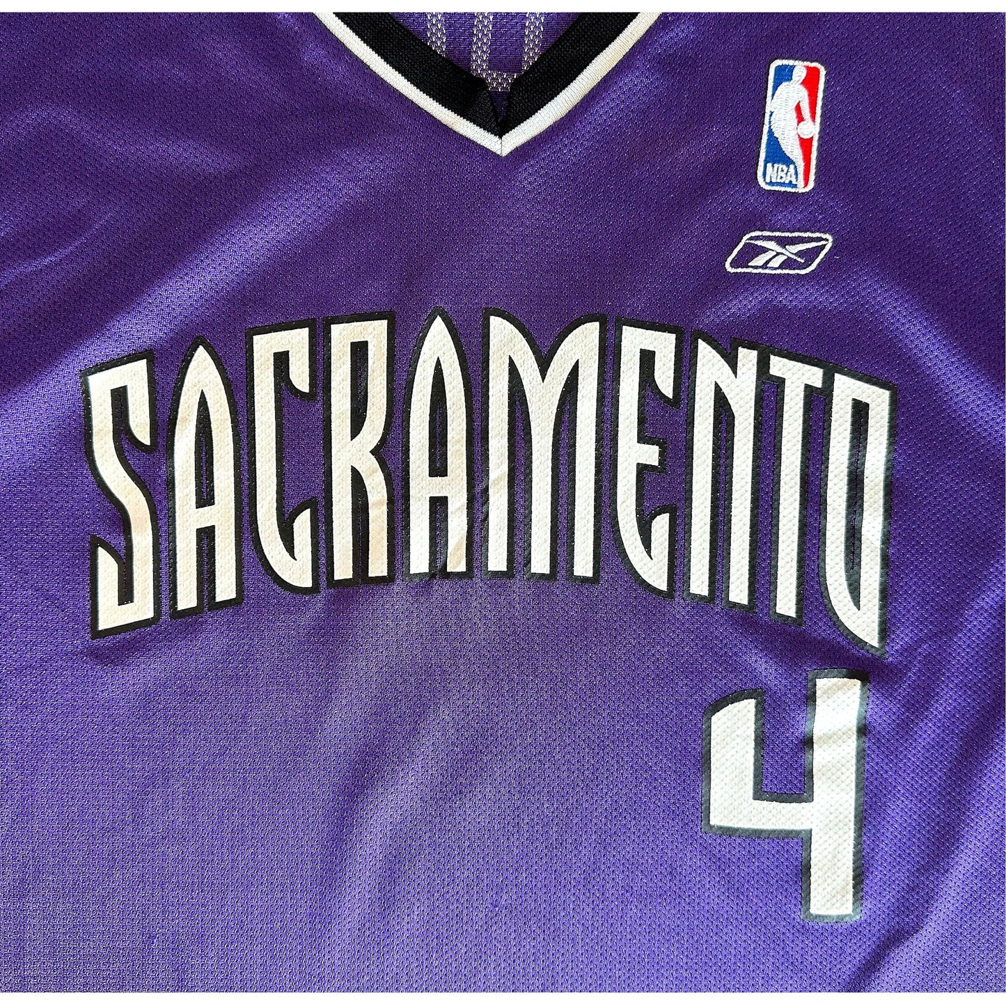 REEBOK SACRAMENTO WEBBER NO 4 SIZE- XL BASKETBALL JERSEYS