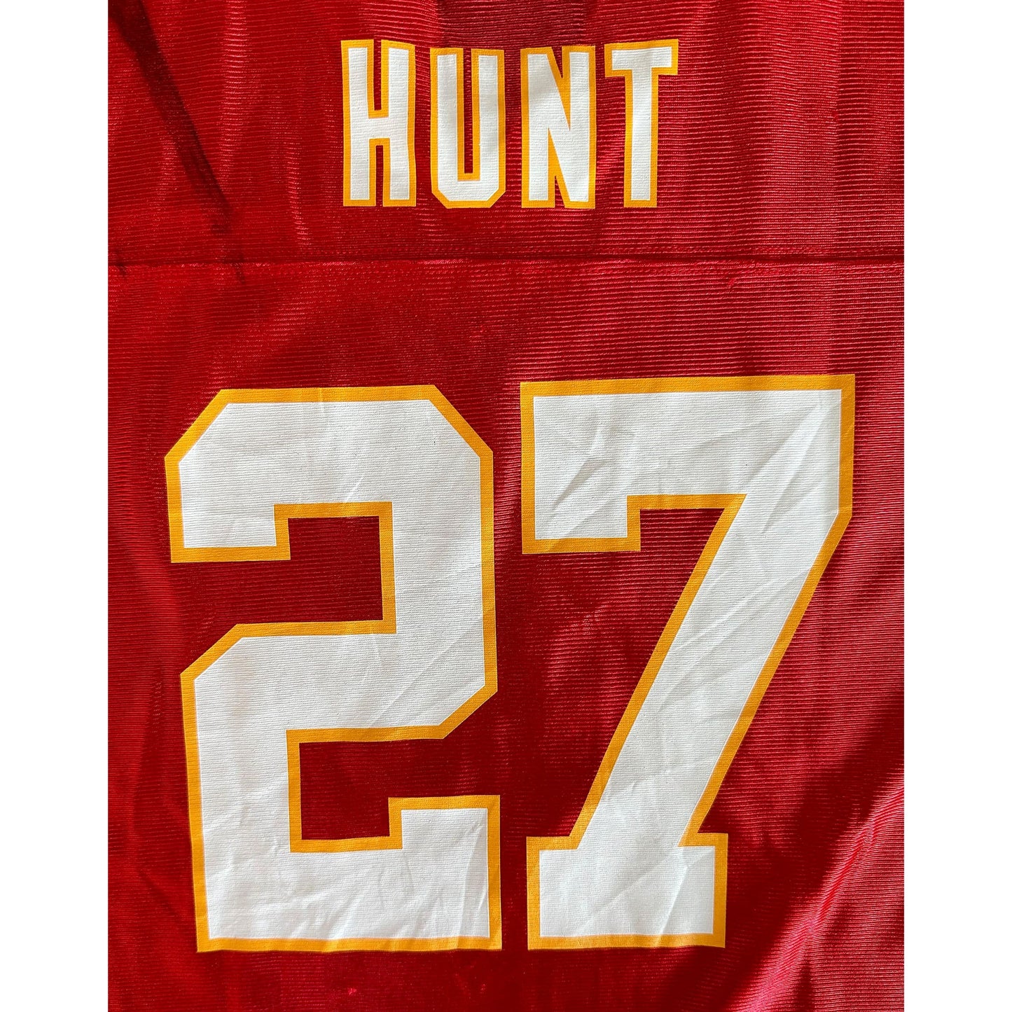 KC CHIEFS HUNT NO 27 SIZE-S NFL JERSEYS