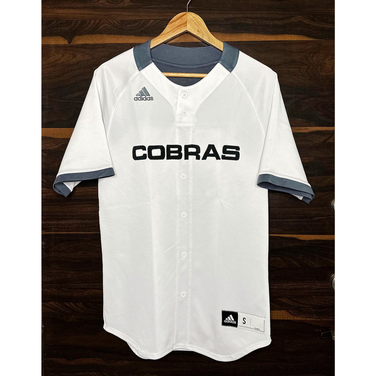 ADIDAS COBRAS NO 5 SIZE-M BASEBALL JERSEY