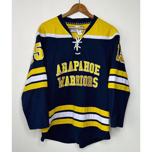 ARAPAHOE  WARRIORS VIDAL  NO 15 SIZE- M -ICE HOCKEY JERSEYS