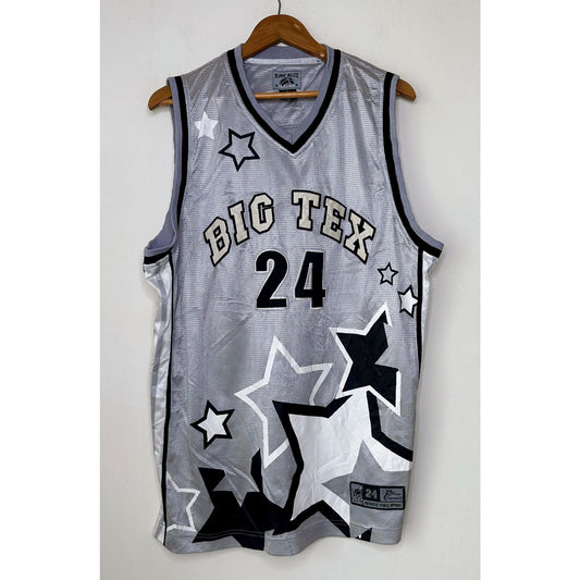 RAW BLUE BIG TEX NO 24 SIZE- XL BASKETBALL JERSEYS