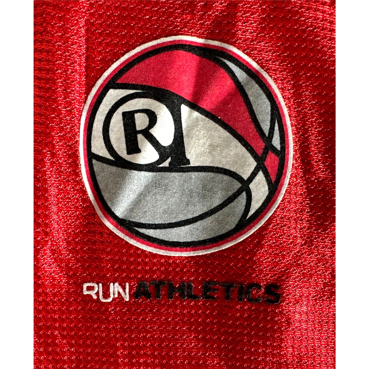 RUN ATHLETICS SIZE- XL BASKETBALL JERSEYS