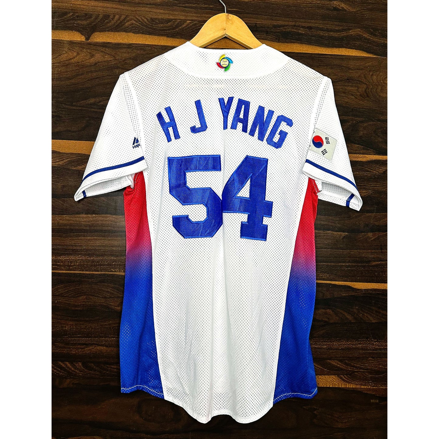 MAJESTIC KOREA HJYANG NO 54 SIZE-M BASEBALL JERSEYS