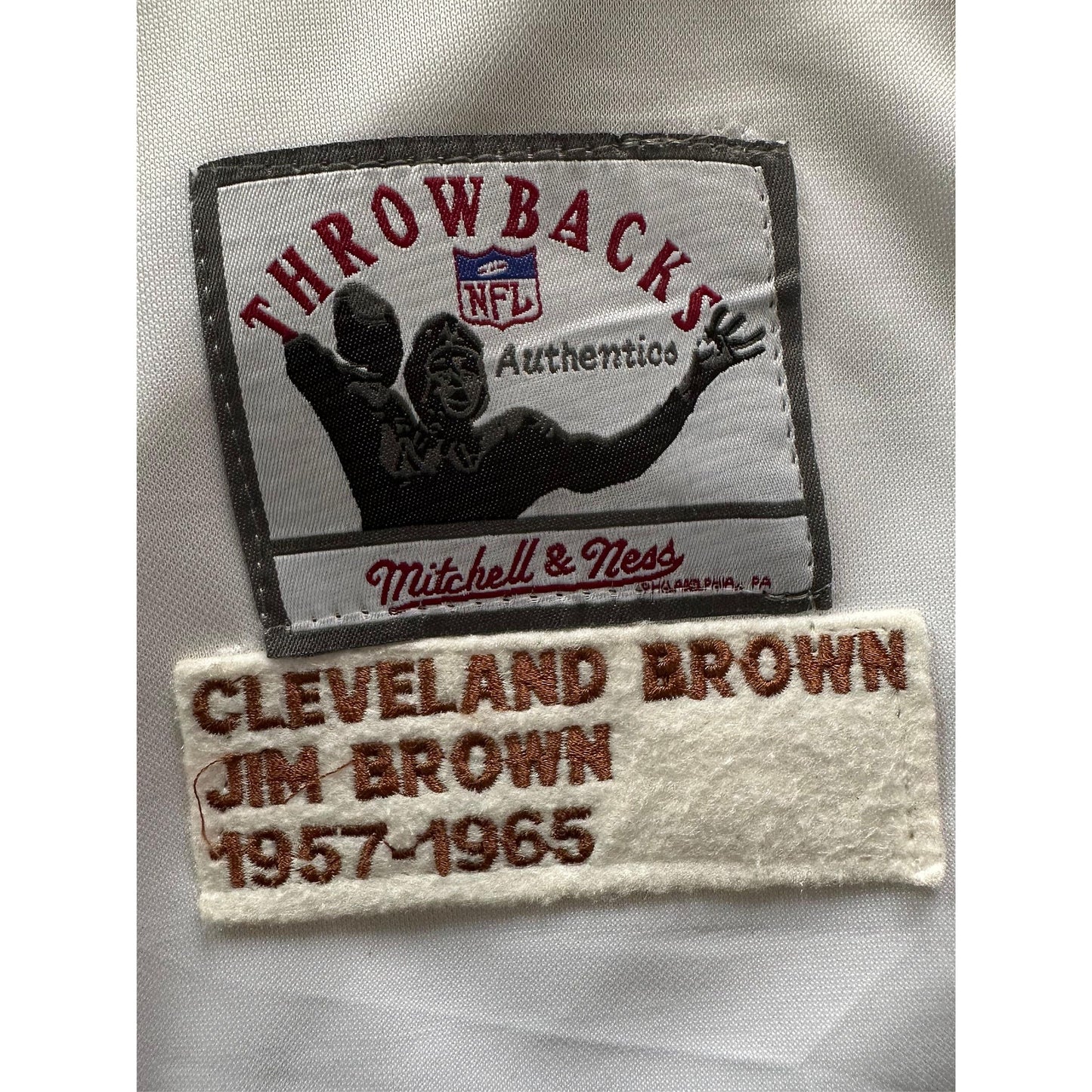 THROWBACKS NFL BROWN NO 32 SIZE- 2XL -ICE HOCKEY JERSEYS.