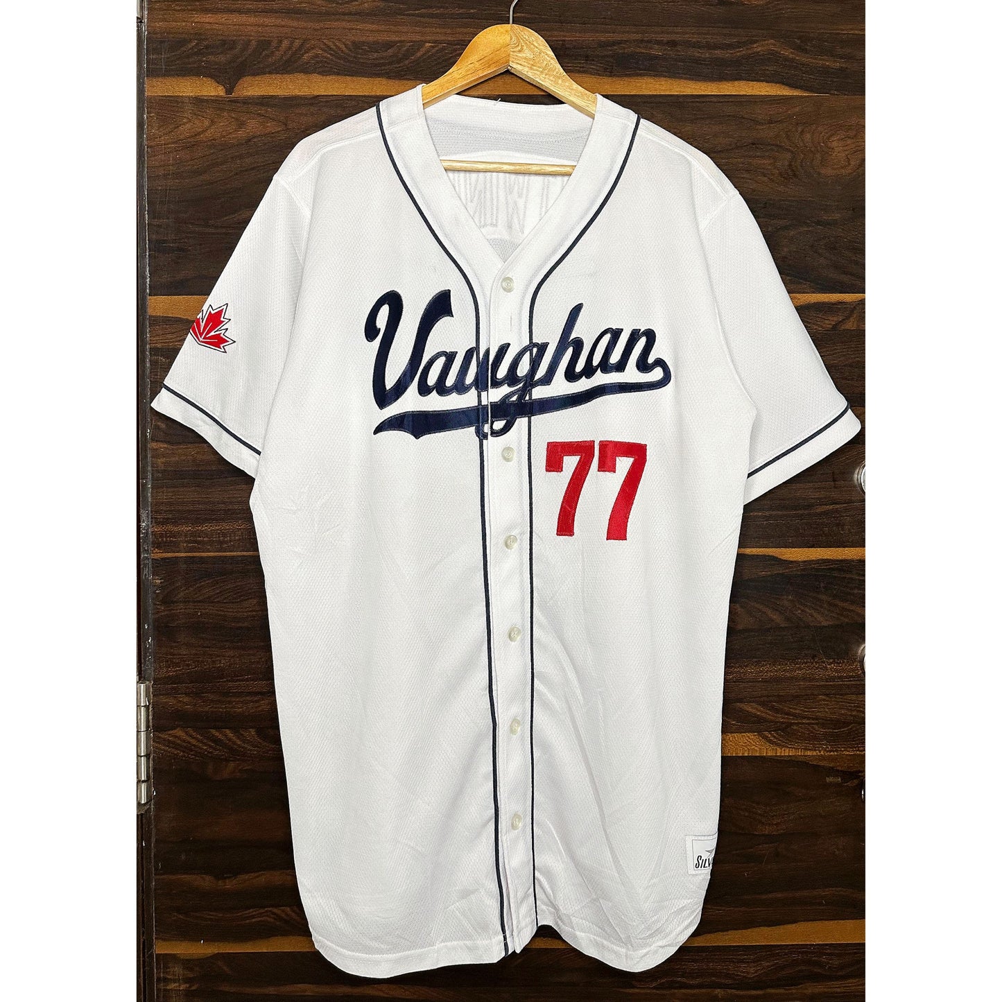 SPORTS SILVERSTAR VAWGHAN FOOTWINKLER  NO  77 SIZE-2XL BASEBALL JERSEYS