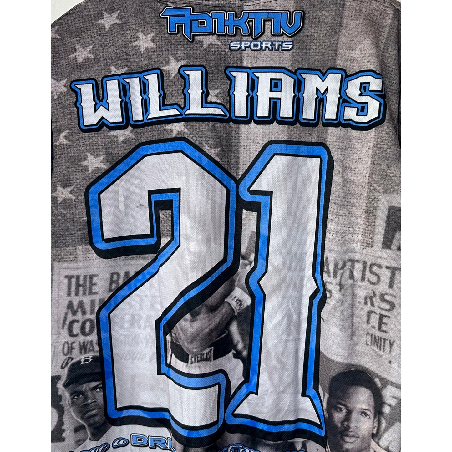 WILLIAMS BOSS NO 21 SIZE-2XL PREMIUM JERSEY