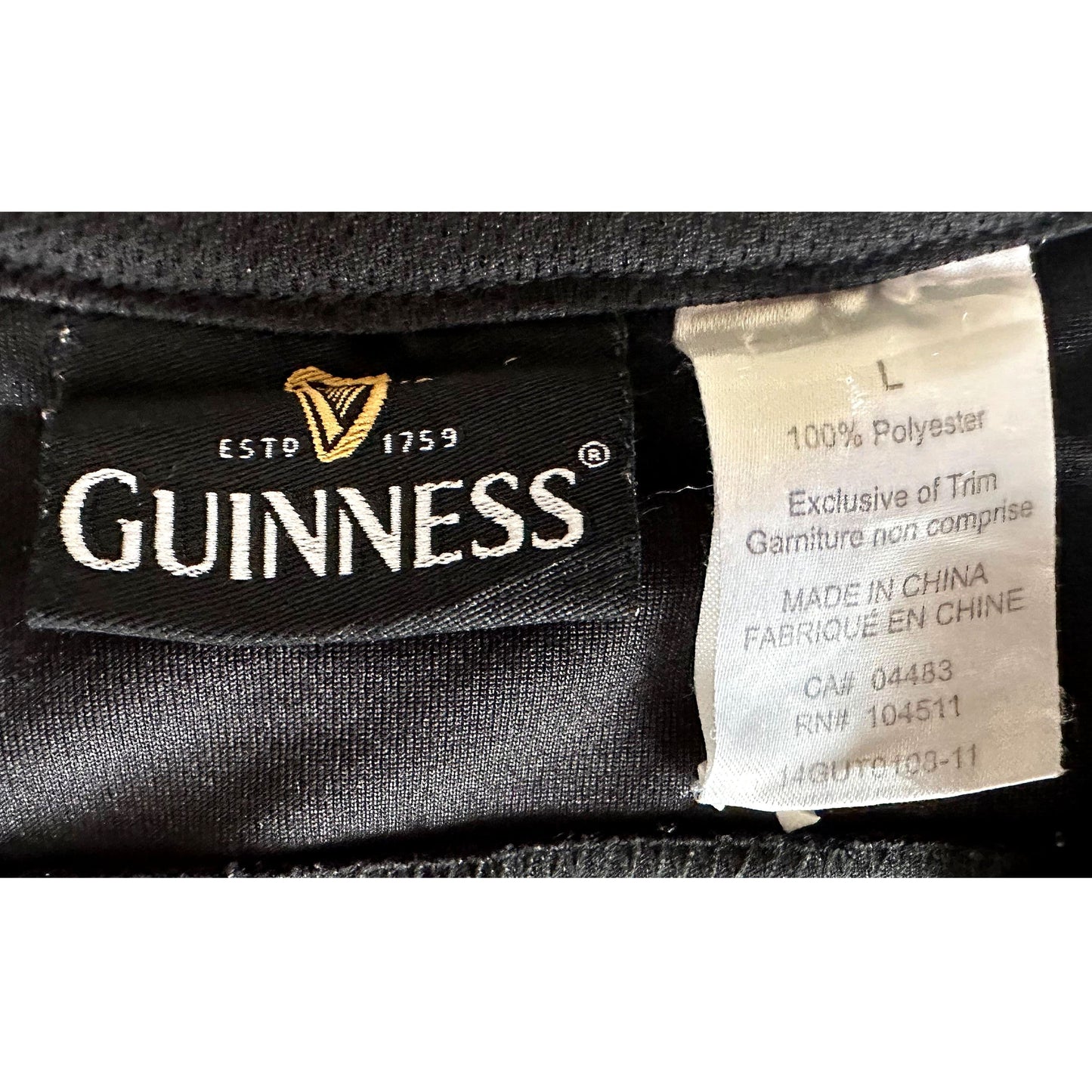 GUINNESS SIZE- XL -ICE HOCKEY JERSEYS