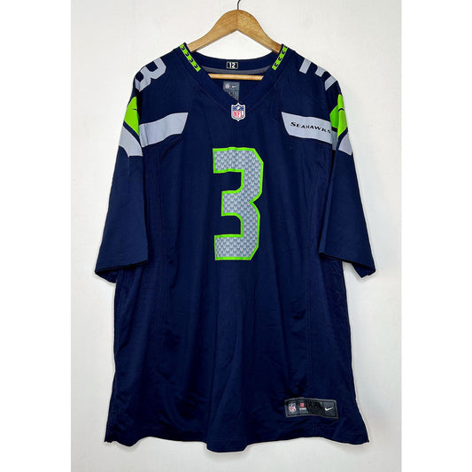 SEAHAWKS WILSON NO 3 SIZE-XXL NFL JERSEYS