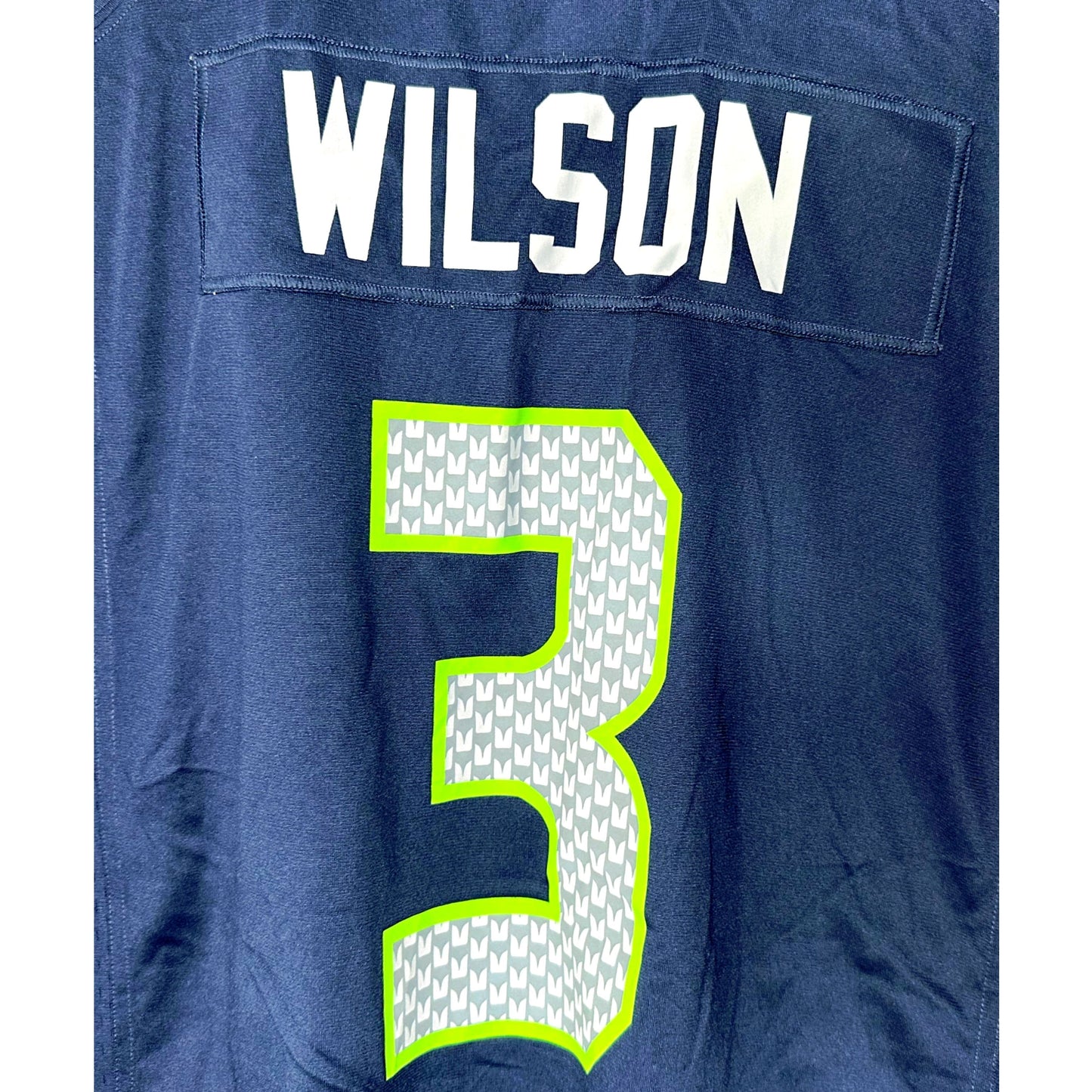 SEAHAWKS WILSON NO 3 SIZE-XXL NFL JERSEYS