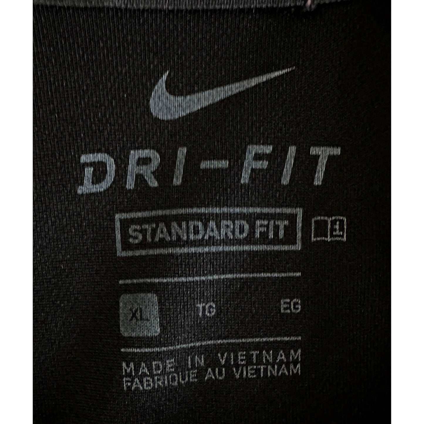 NIKE BLACK & WHITE SIZE-XL DRY-FIT