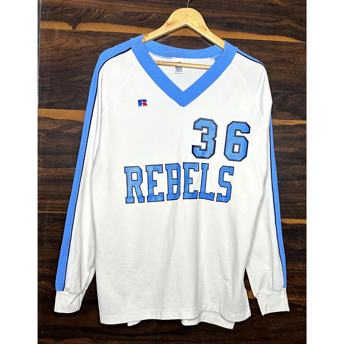 REBELS NO 36 SIZE- M -ICE HOCKEY JERSEYS.