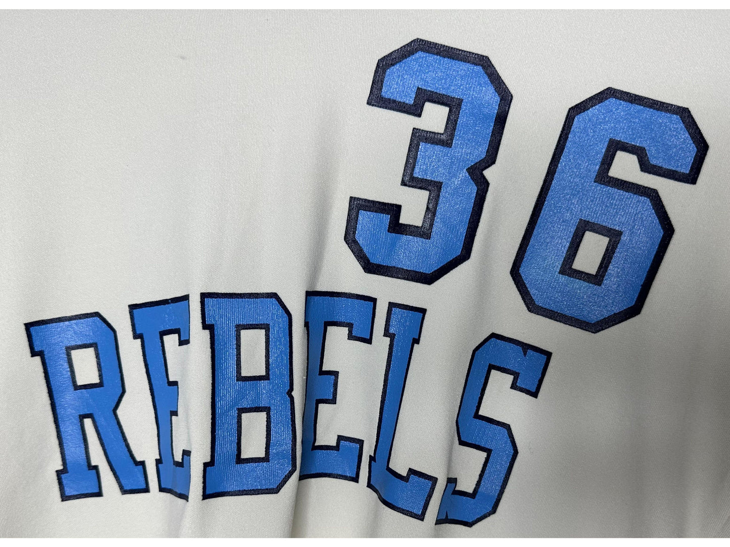 REBELS NO 36 SIZE- M -ICE HOCKEY JERSEYS.