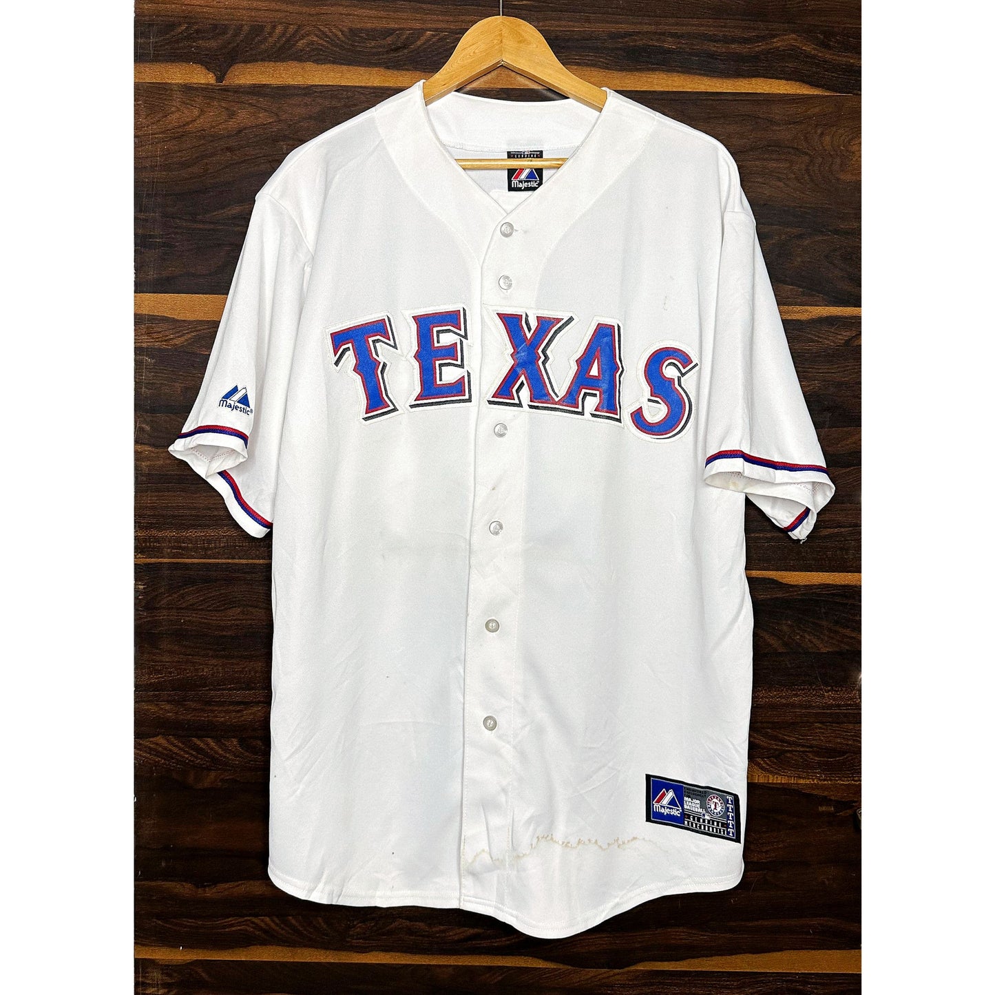 MAJESTIC TEXAS LEE NO 33 SIZE-XXL BASEBALL JERSEYS