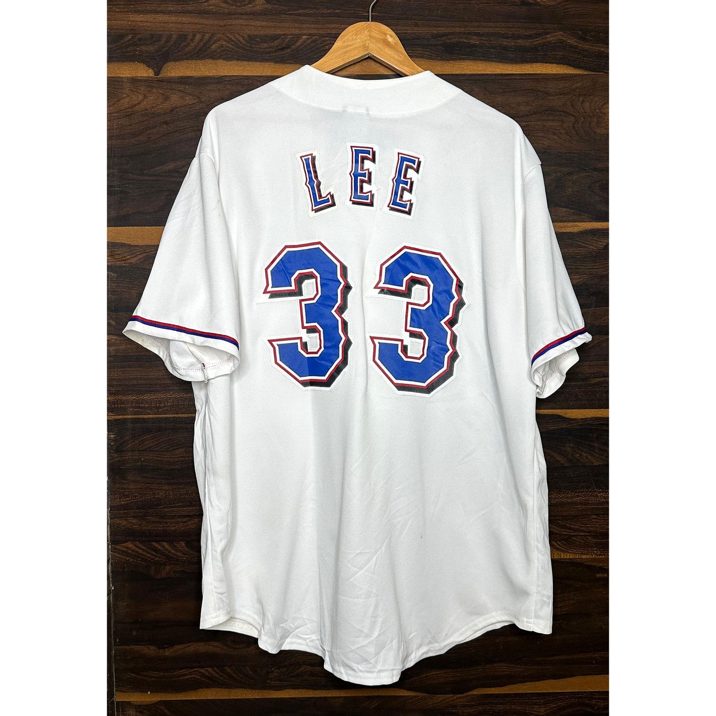 MAJESTIC TEXAS LEE NO 33 SIZE-XXL BASEBALL JERSEYS