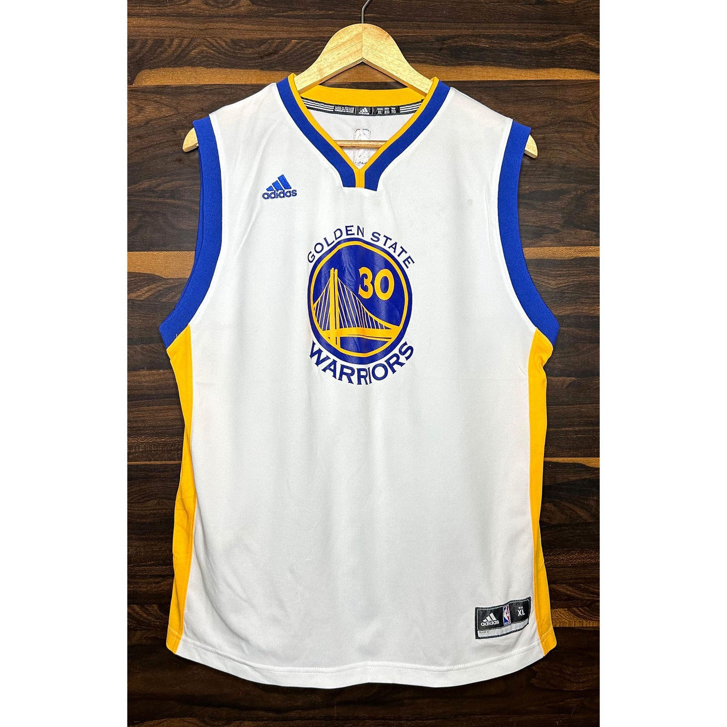 NBA GOLDEN STATE WARRIORS ADIDAS SIZE-L BASKETBALL JERSEYS