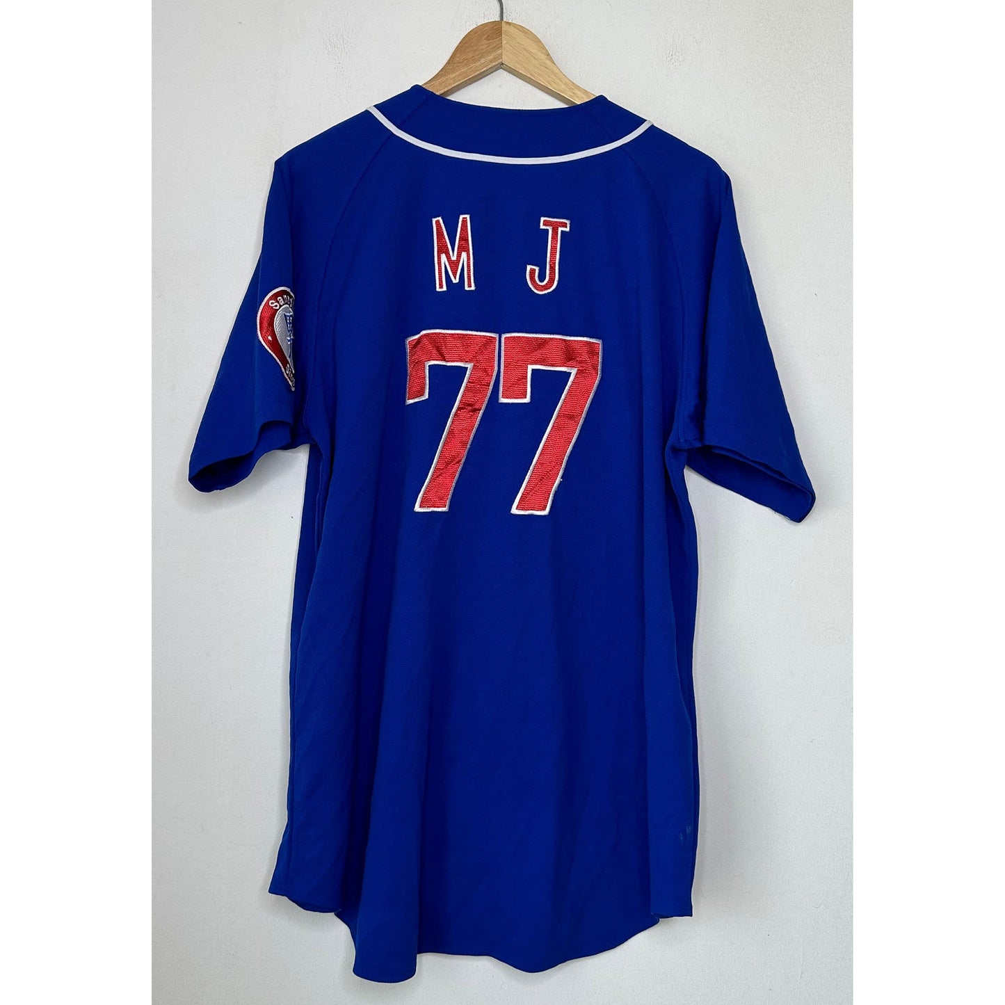 SANEDLE M J  NO 77 SIZE-L BASEBALL JERSEYS