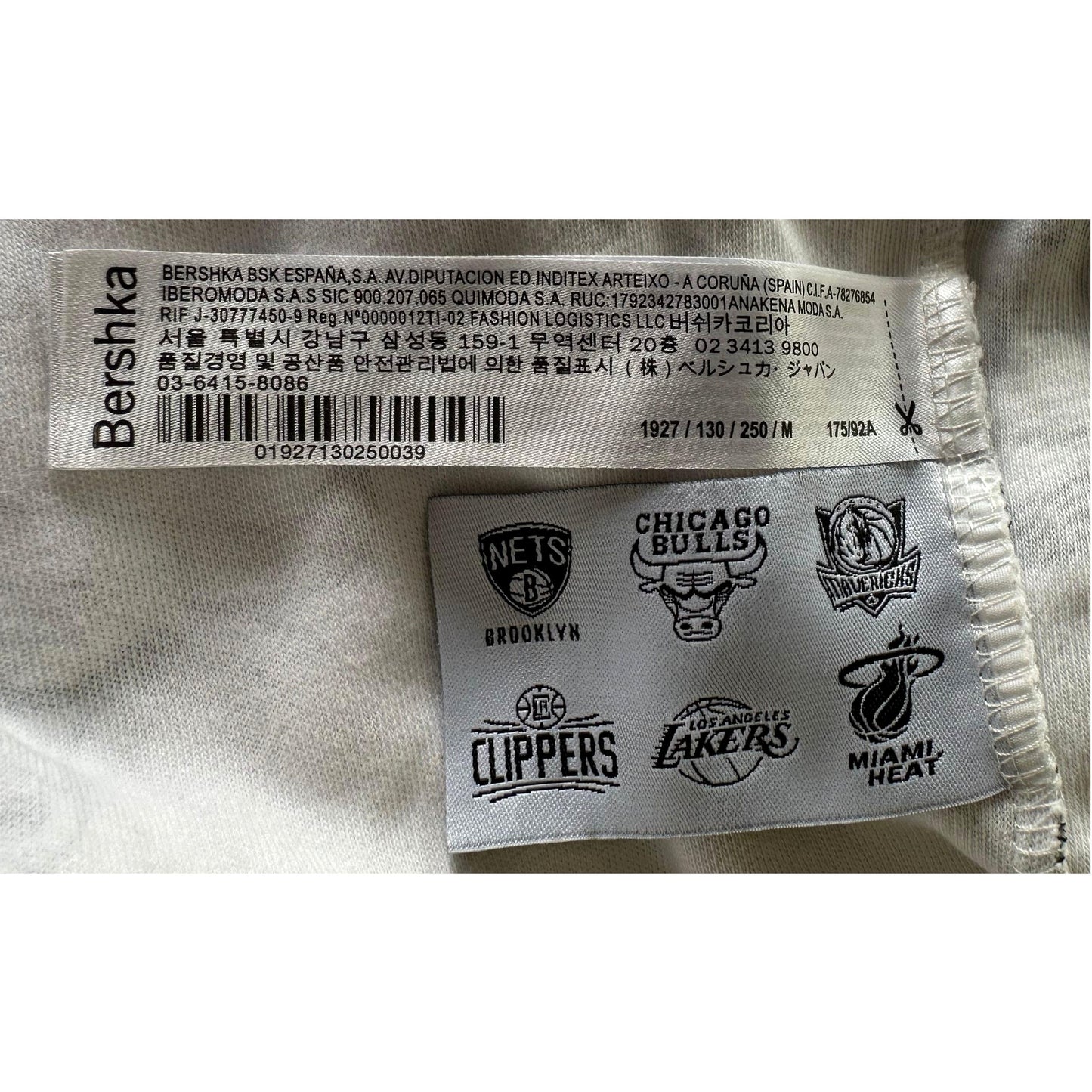 BERSHKA LAKERS PRINTED SIZE-XL PREMIUM DRY-FIT