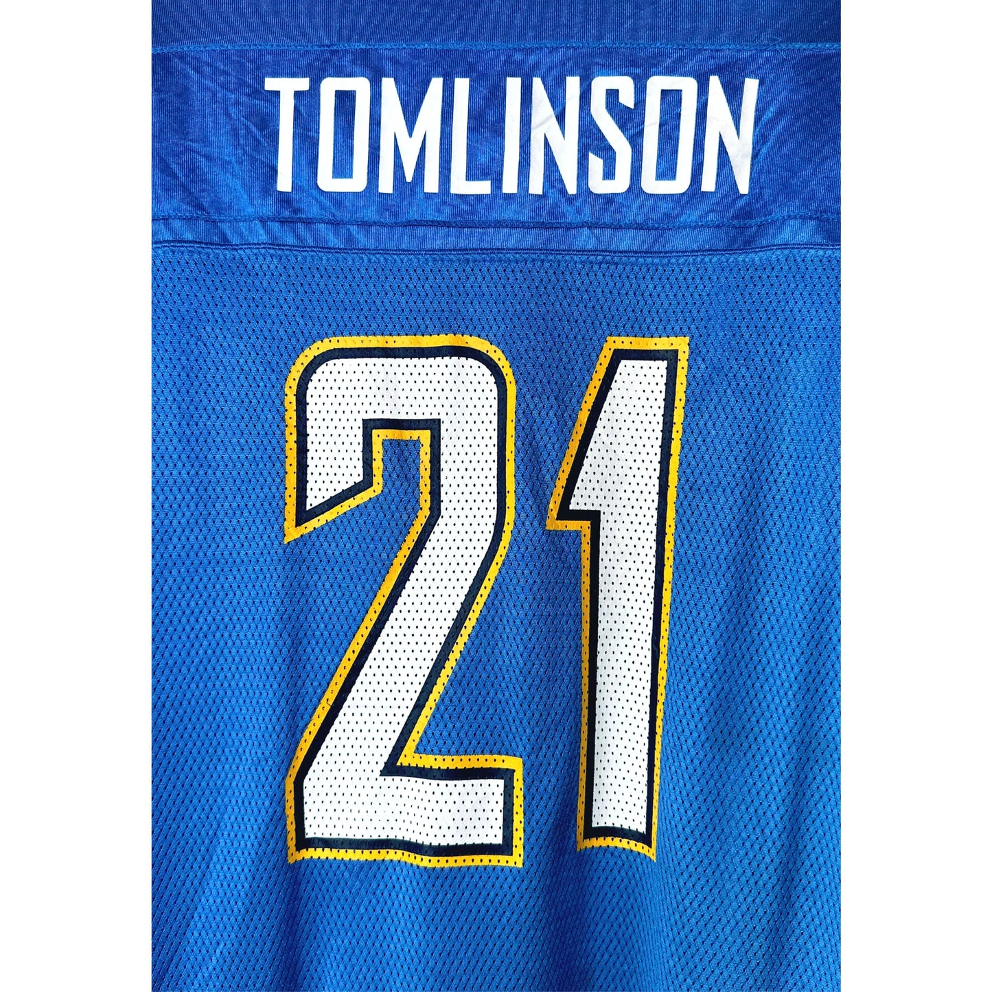 REEBOK TOMLINSON CHARGERS NO 21 SIZE-2XL NFL JERSEYS