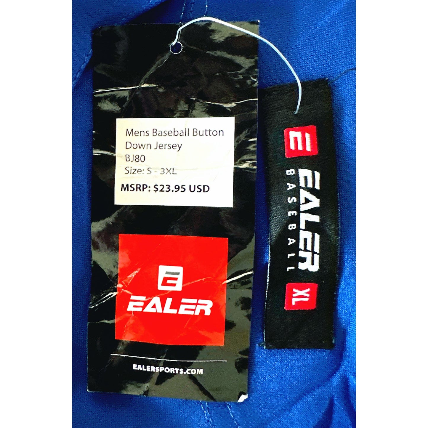 ZALER BLUE SIZE-XL BASEBALL JERSEYS