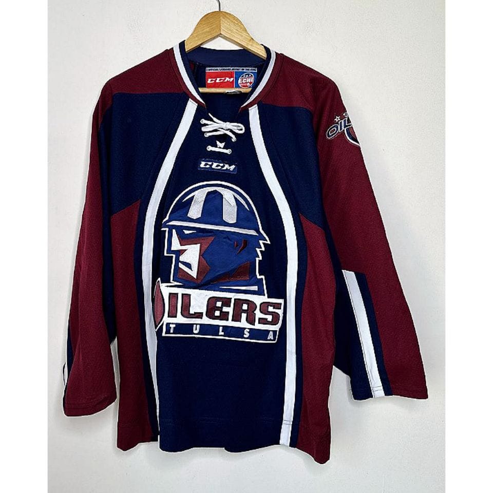 CCM OLIERS ILERS TULSA SIZE- M -ICE HOCKEY JERSEYS