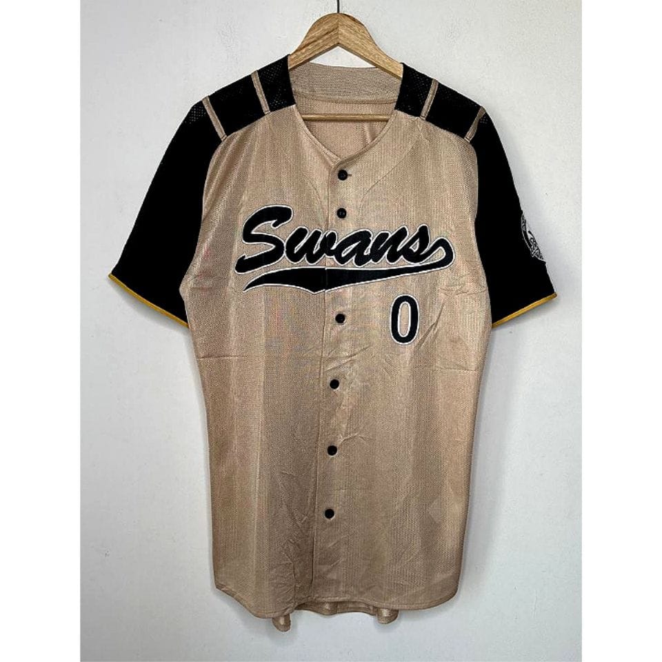 SWANS NO 0 SIZE-XL BASEBALL JERSEYS