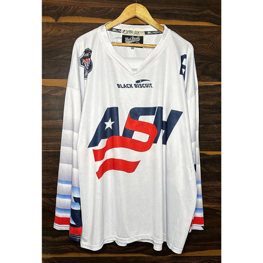 NFL ASH BURKE  NO 2 SIZE-4XL PREMIUM Ice Hockey jersey