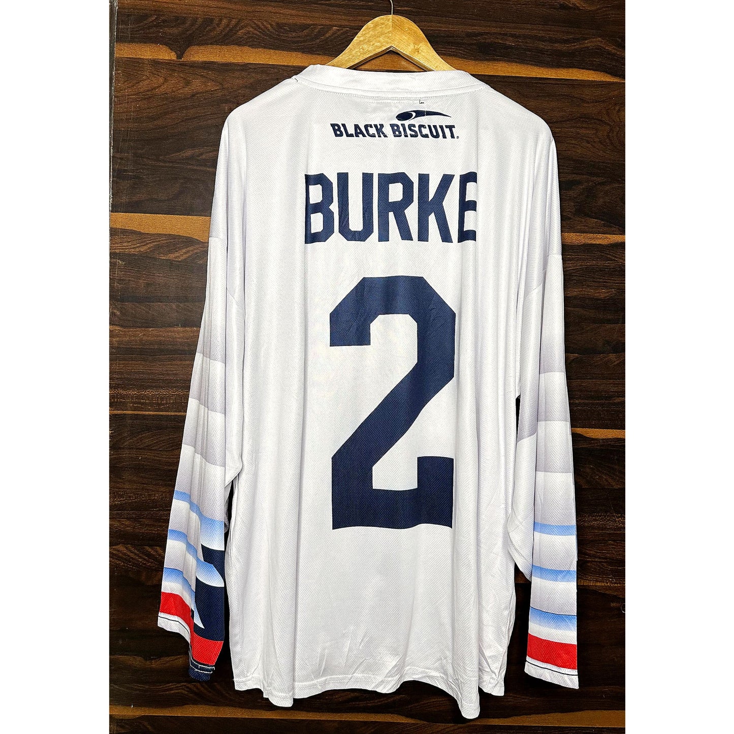 NFL ASH BURKE  NO 2 SIZE-4XL PREMIUM Ice Hockey jersey