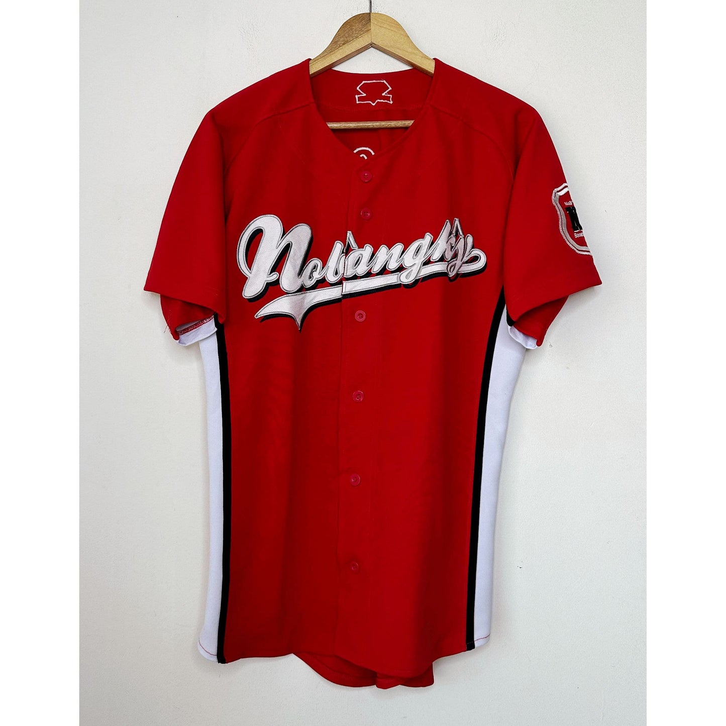 NB RED SIZE-L BASEBALL JERSEYS