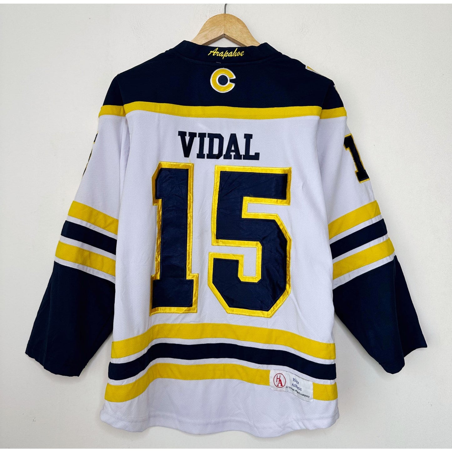 HOLTZ ATHLETIC VIDAL  NO 15 SIZE- L -ICE HOCKEY JERSEYS