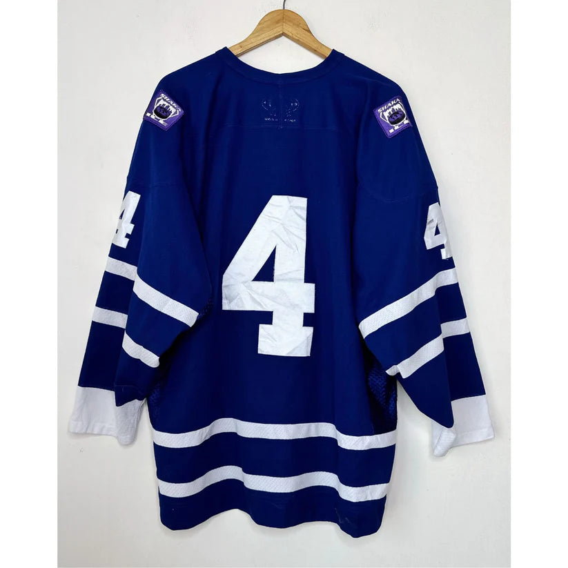 BLUE NO 4 SIZE- 2XL -ICE HOCKEY JERSEYS