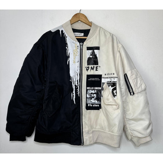 UNION OBJET  PREMIUM BOMBER  JACKETS SIZE - L LUXURY