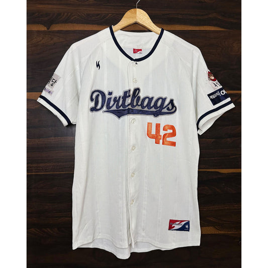 AUTHENTIC KAMISTA NO 42 SIZE-L BASEBALL JERSEYS