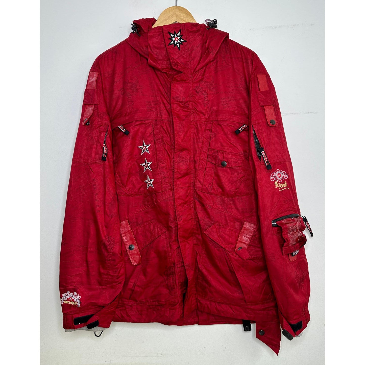 AIRWALK SKI WEAR HEAVYDUTY RED COLOR JACKET SIZE L