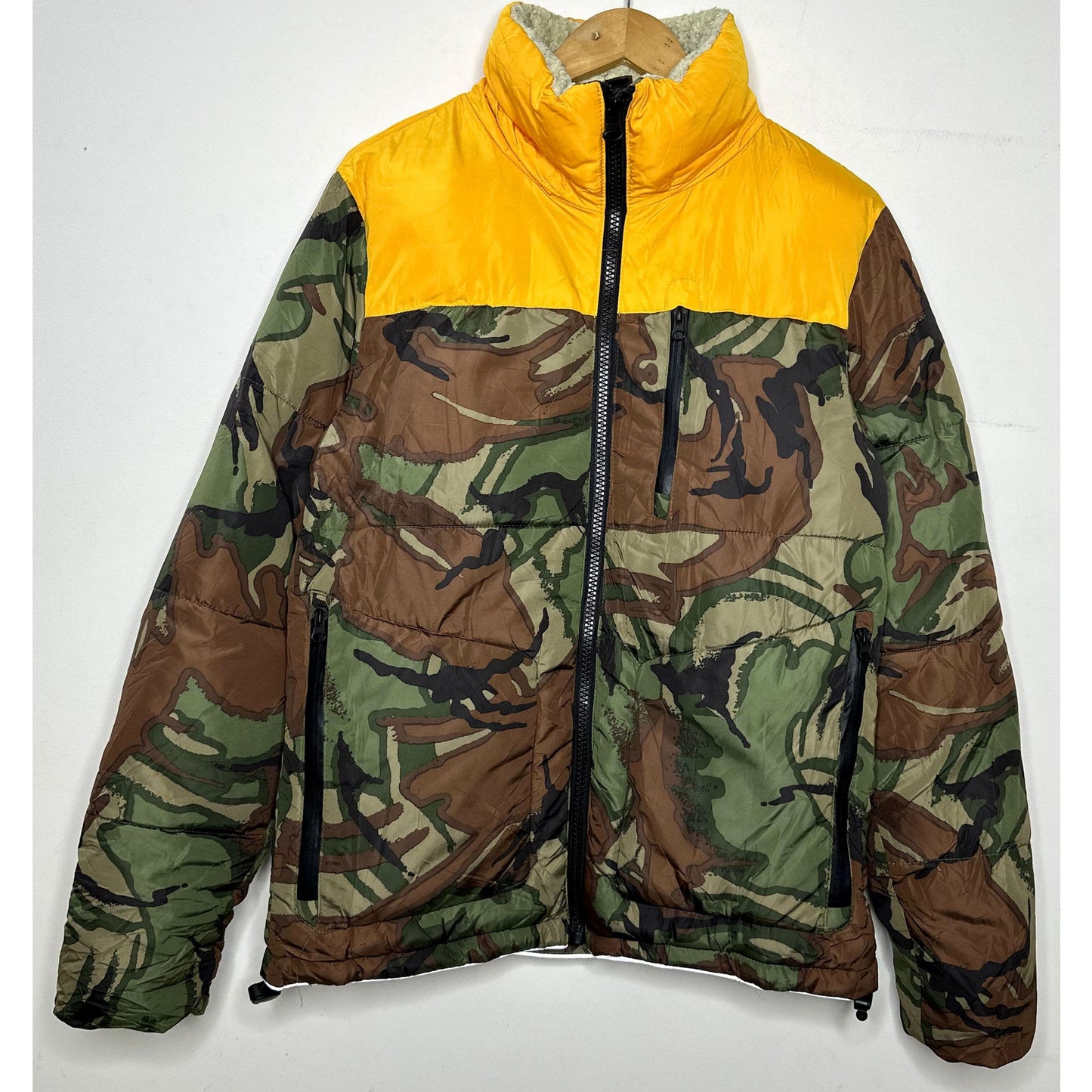 SUPERDRY MNTN ARMY PRINT PREMIUM JACKET SIZE M