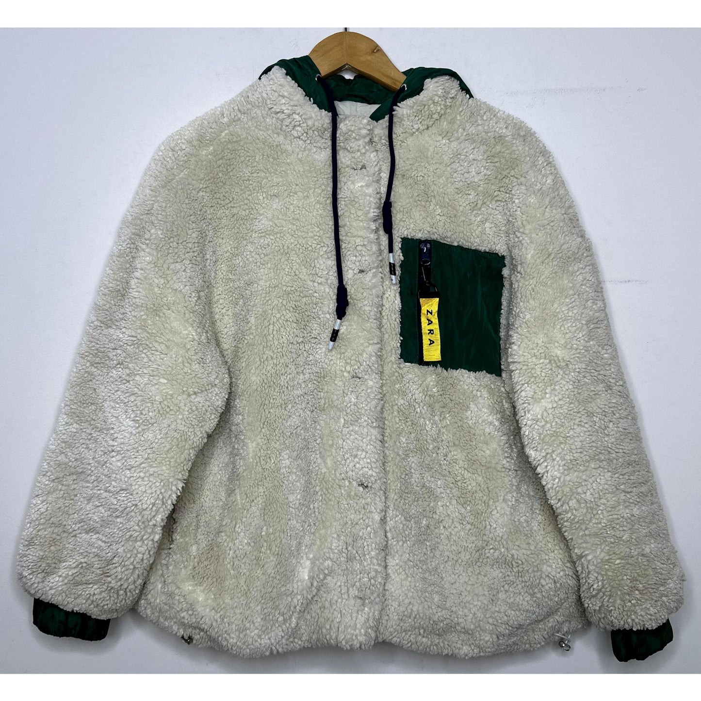 ZARA FUR PREMIUM JACKET SIZE L