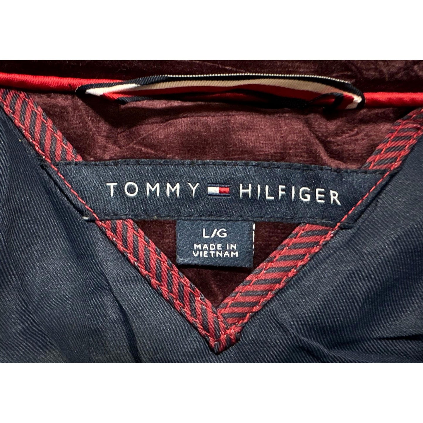 TOMMY HILFIGER VELVET JACKET SIZE  M