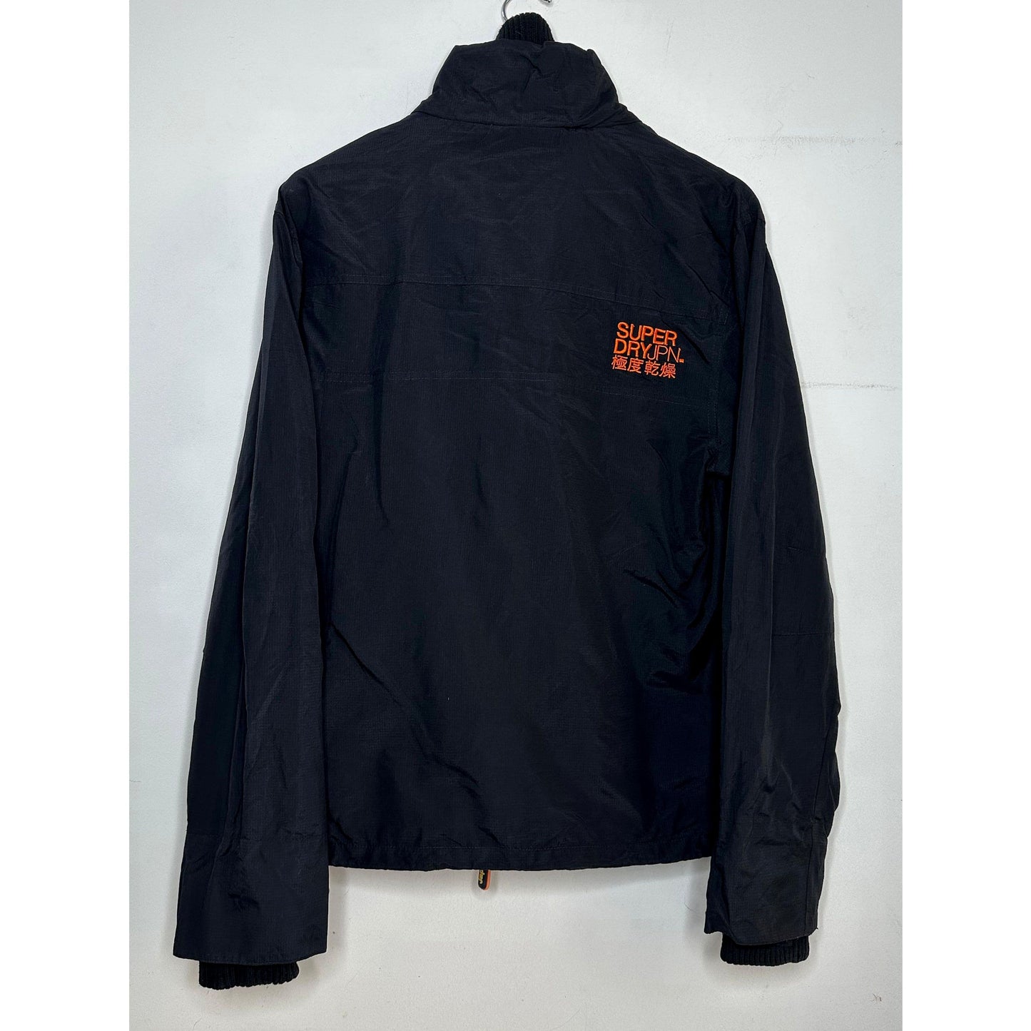 SUPERDRY BLACK ZIPPER PREMIUM JACKET SIZE M