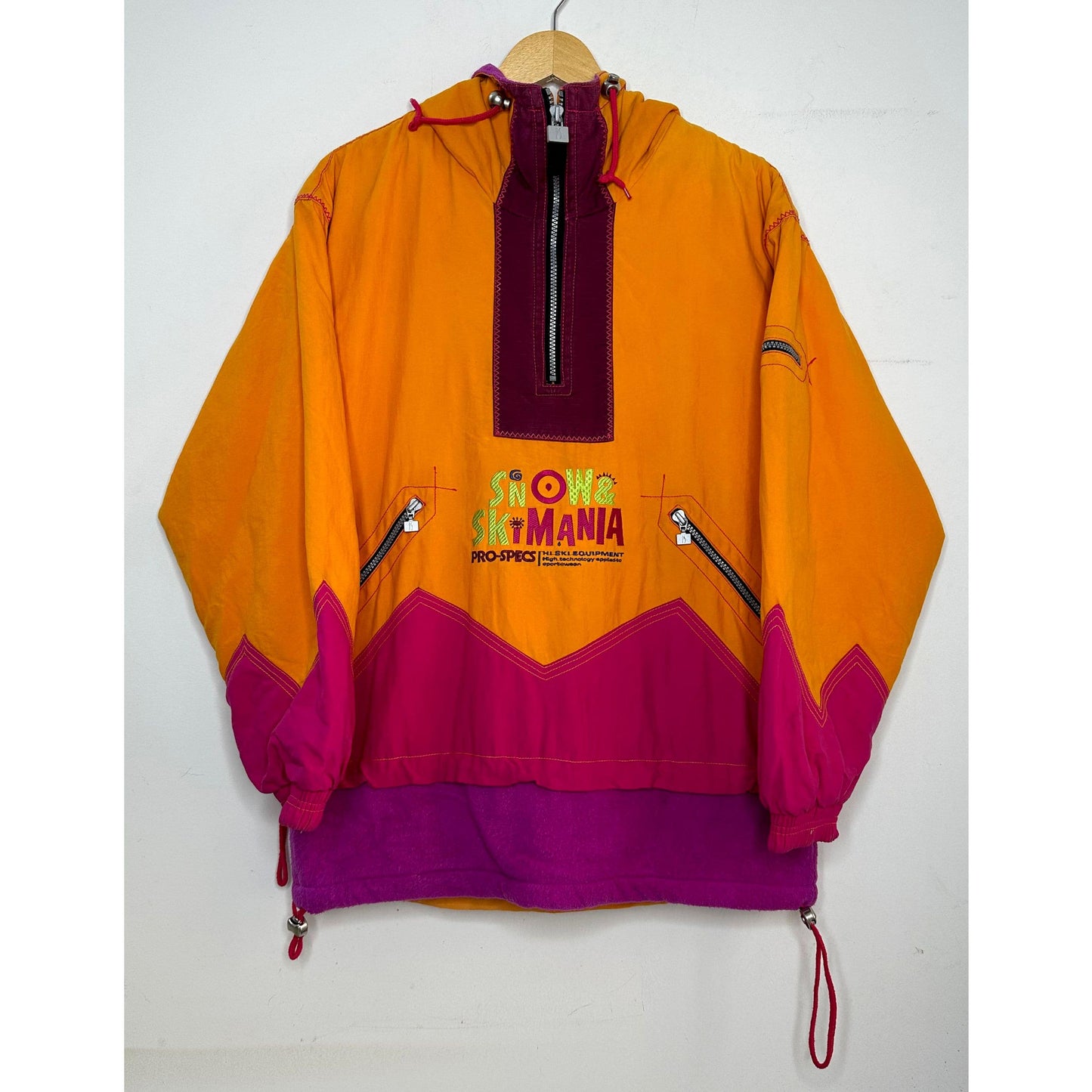 SNOW AND SKI MANIA HALF ZIPPER PREMIUM JACKET SIZE XL