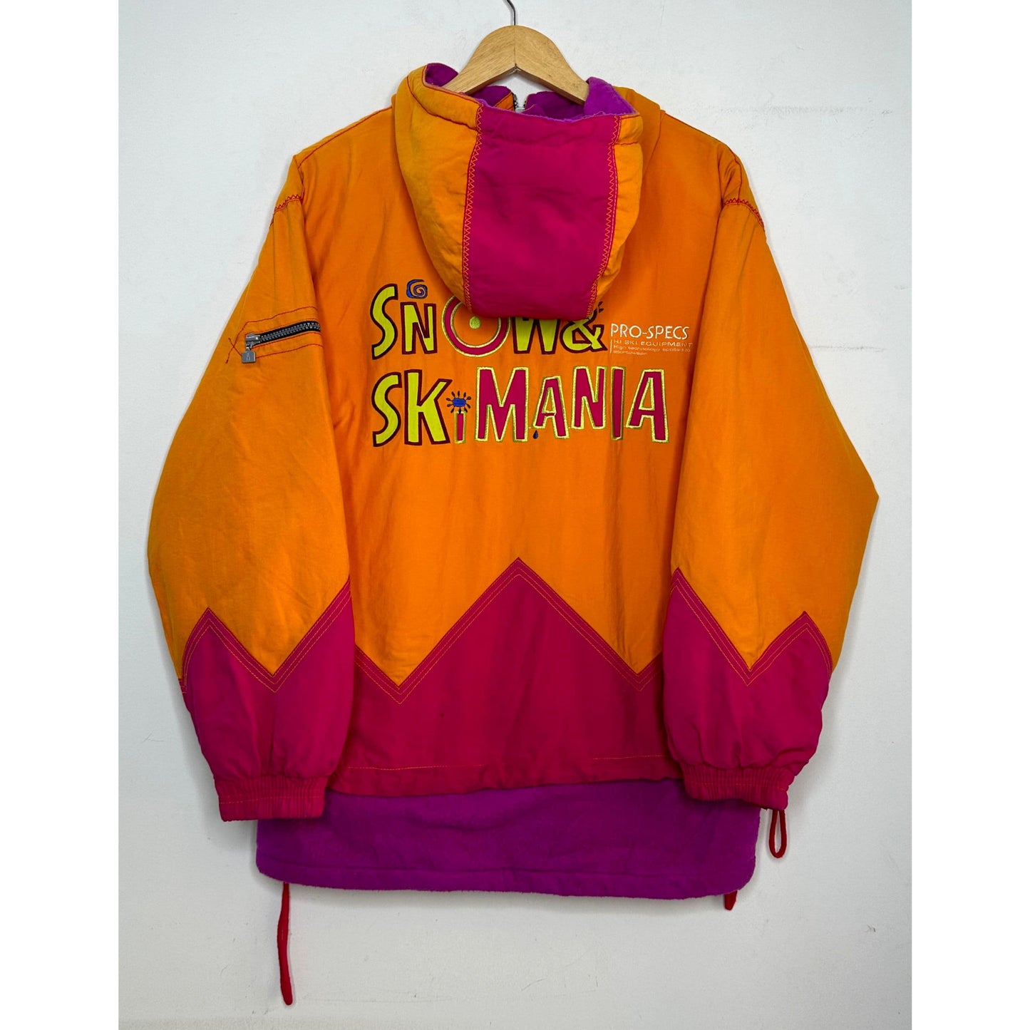 SNOW AND SKI MANIA HALF ZIPPER PREMIUM JACKET SIZE XL