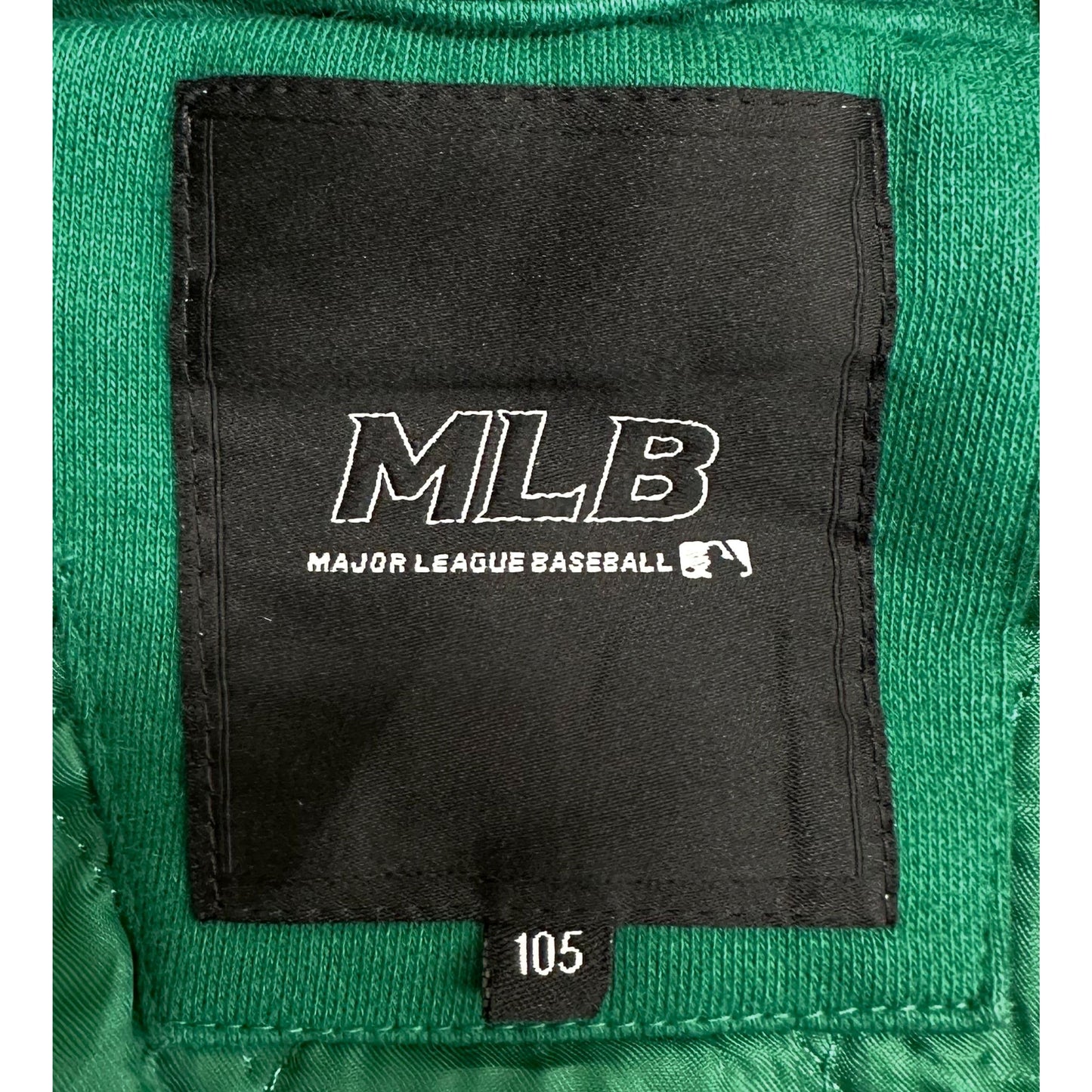 MLB GREEN PREMIUM BUTTON JACKET SIZE L