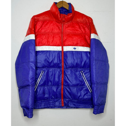 ADIDAS RED BLUE PREMIUM HEAVY DUTY JACKET SIZE M