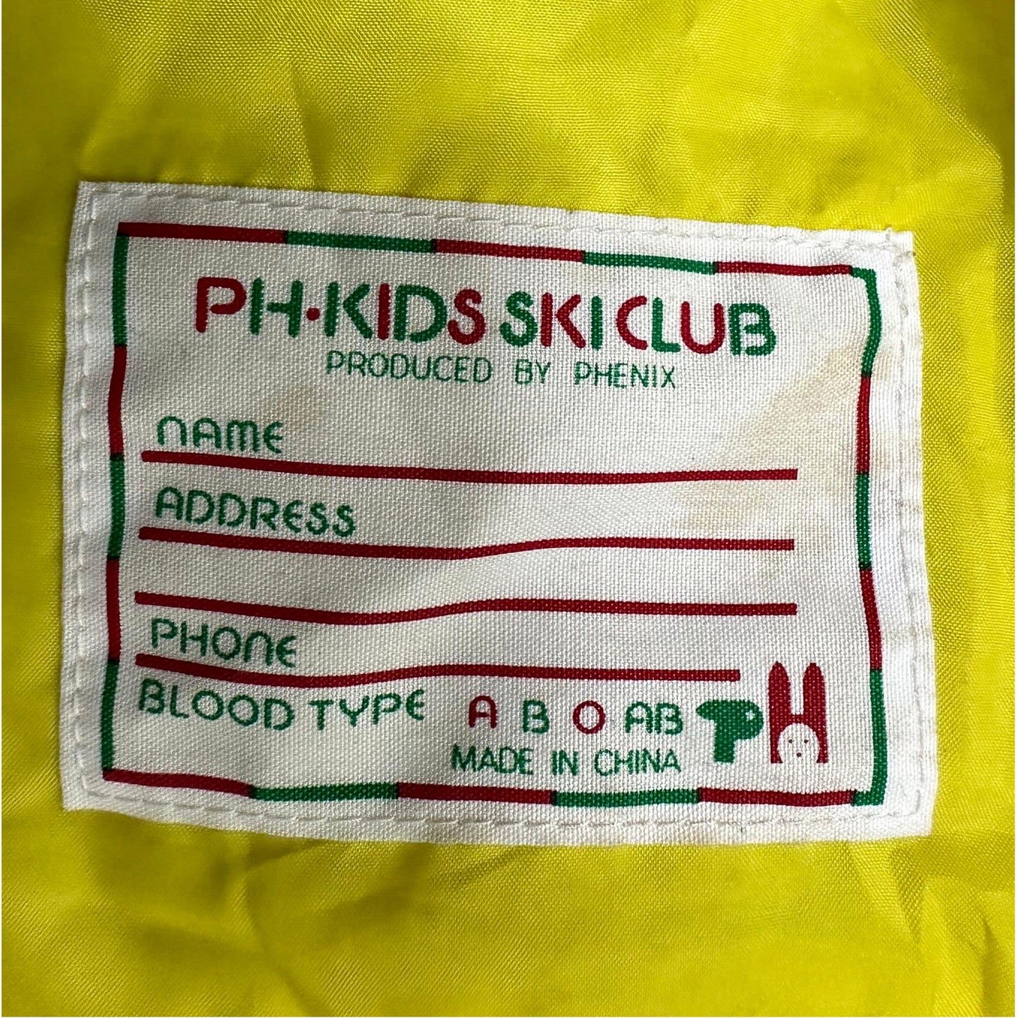 PH KIDS SKI CLUB MULTIPOCKET PREMIUM JACKET SIZE L