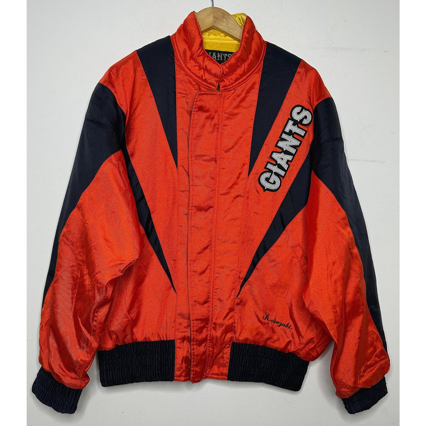 GIANTS ORANGE BLACK PREMIUM JACKET SIZE L