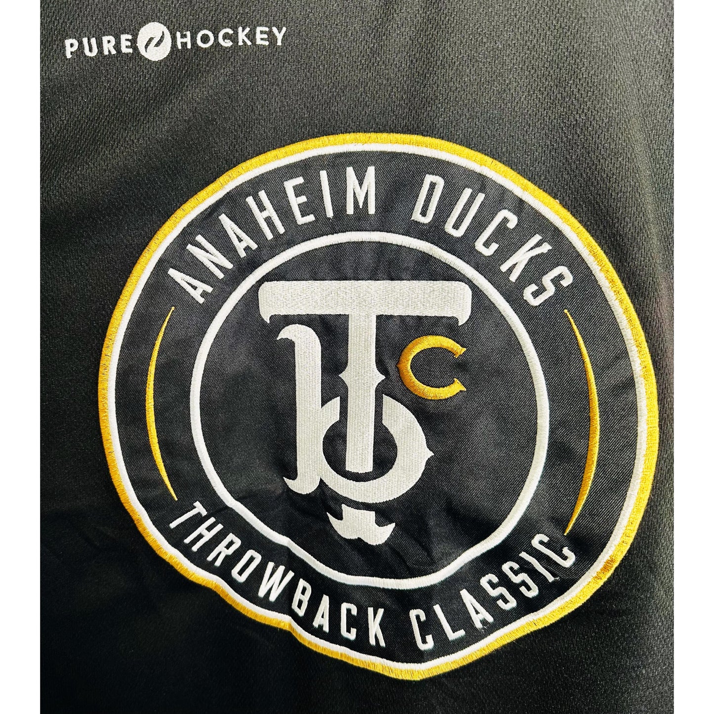 PURE HOCKEY TEAM ANAHEIM DUCKS THROWBACK CLASSIC SIZE- 2XL -ICE HOCKEY JERSEYS