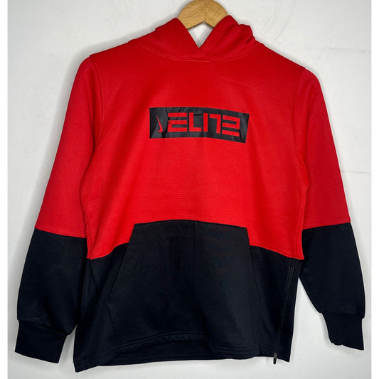 NIKE DRYFIT RED BLACK HOODIE SIZE S
