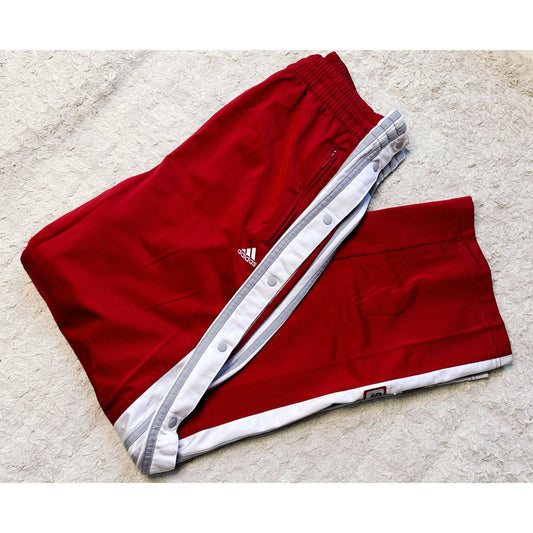 ADIDAS RED TRACK PANT SIZE 2XL