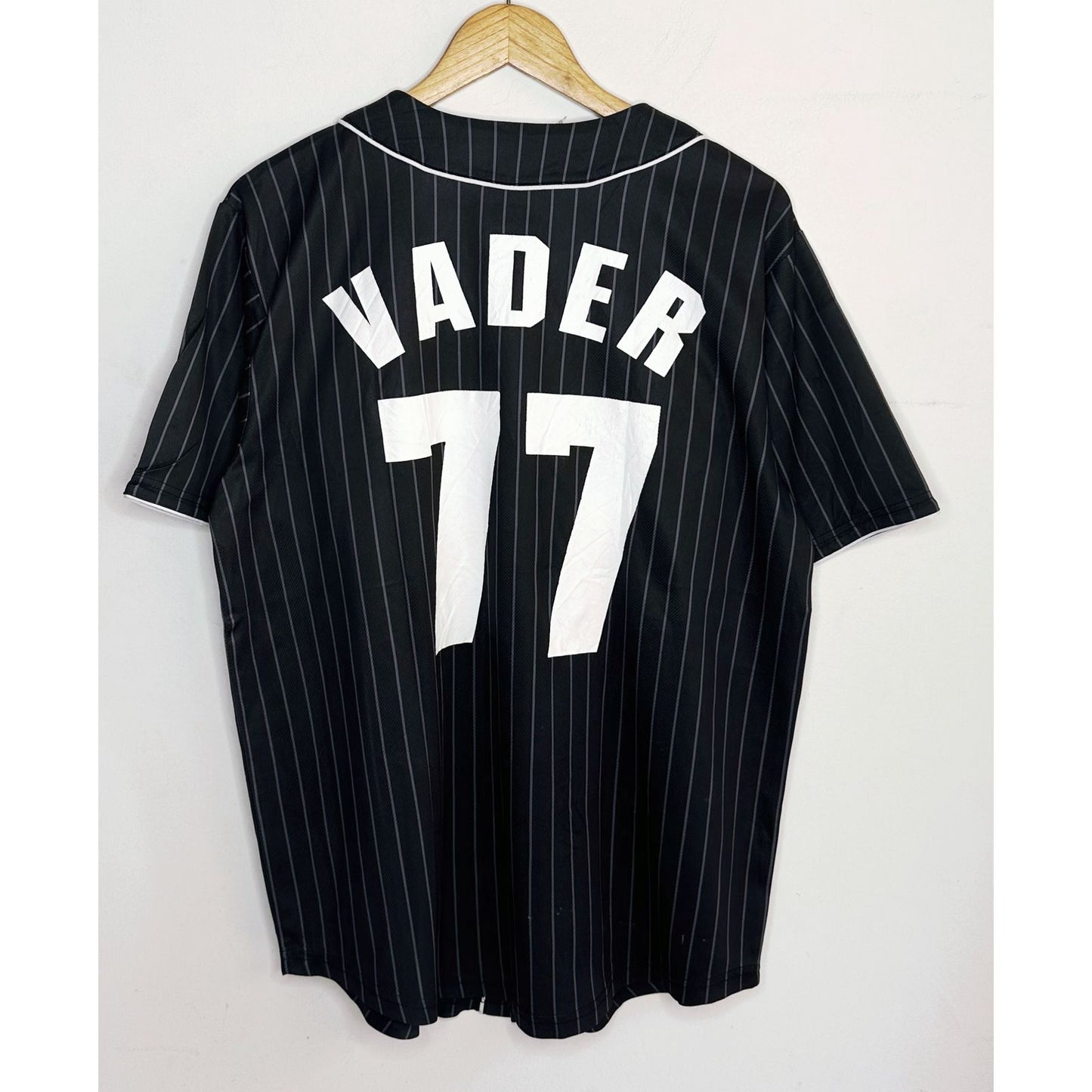 STAR WARS DARK SIDE VADER NO 77 SIZE-L BASEBALL JERSEY