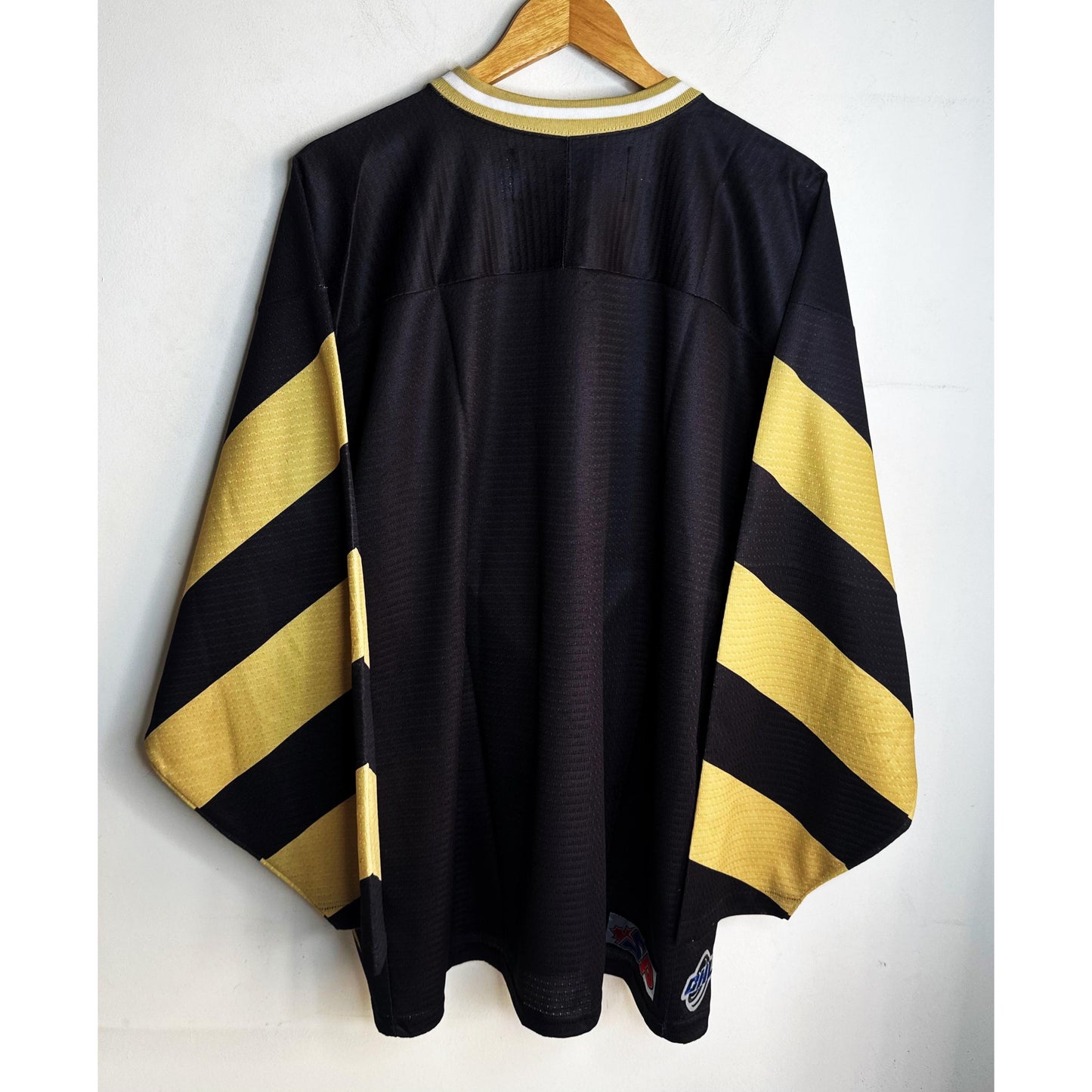 SP OKC BLACK GOLDEN SIZE- 2XL-ICE HOCKEY JERSEYS.